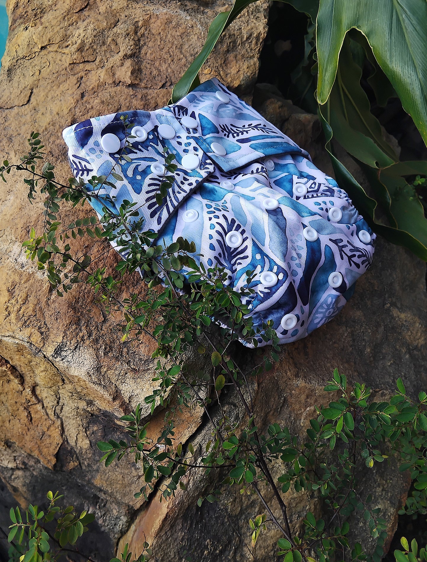 Zambezi River Bamboo Charcoal Diaper + Insert