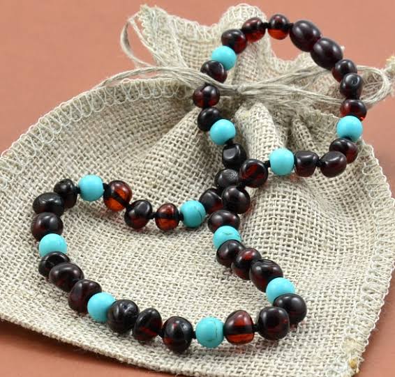 Baltic Amber & Turquoise