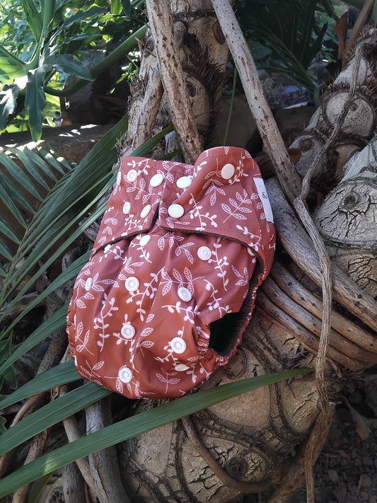 Wildling Fern Bamboo Charcoal Diaper + Insert