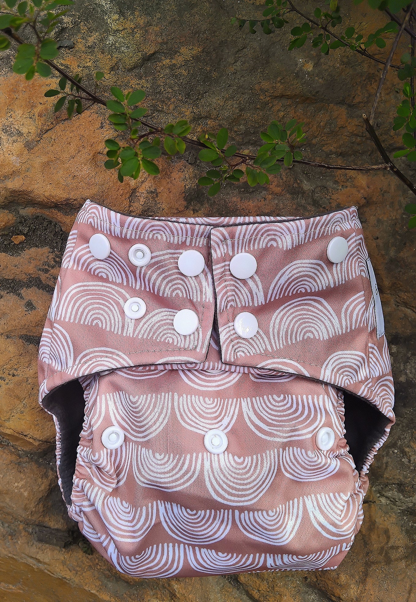 Desert Echo Bamboo Charcoal Diaper + Insert (Pre-order)